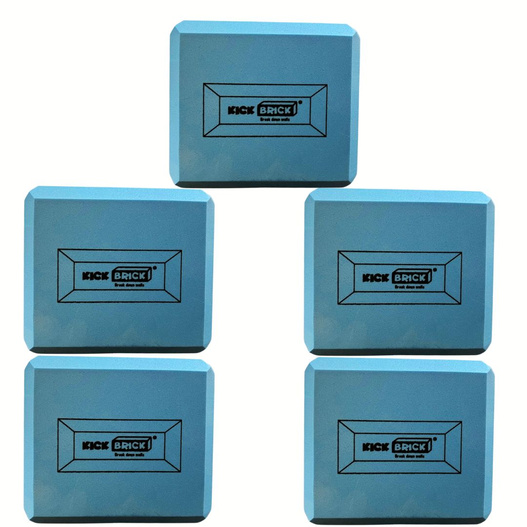 Pack of 5 Half Kickbricks -Blue – KICKBrick