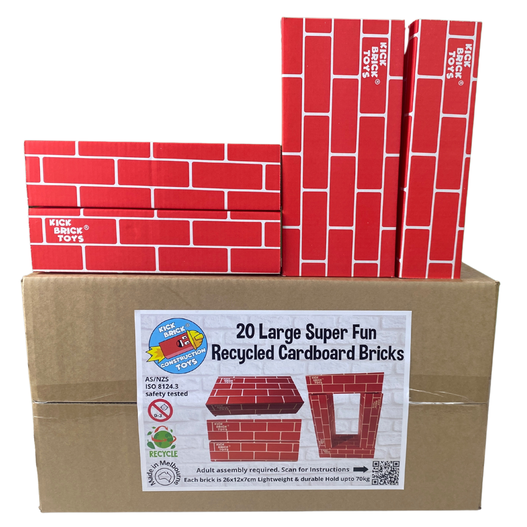 Cardboard Play Bricks – KICKBrick