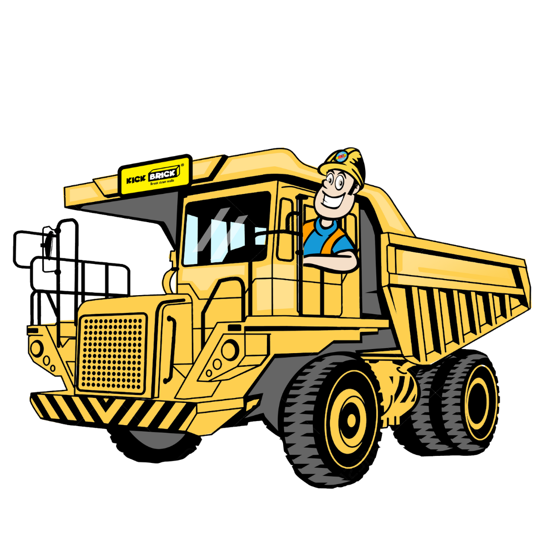 Construction vehicle wall sticker - Dump Truck