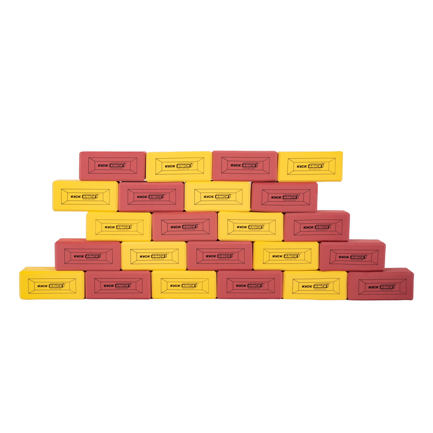 Red/Yellow Single Pack  —  25 Bricks